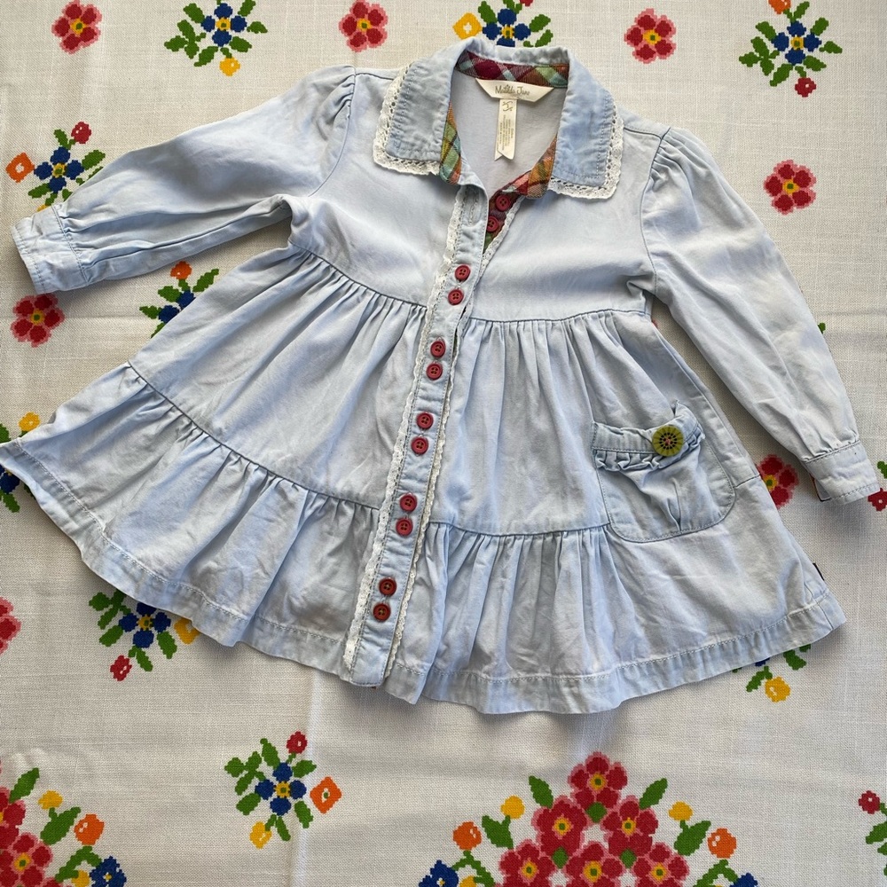 Matilda Jane Chambray Tiered Dress, 2T